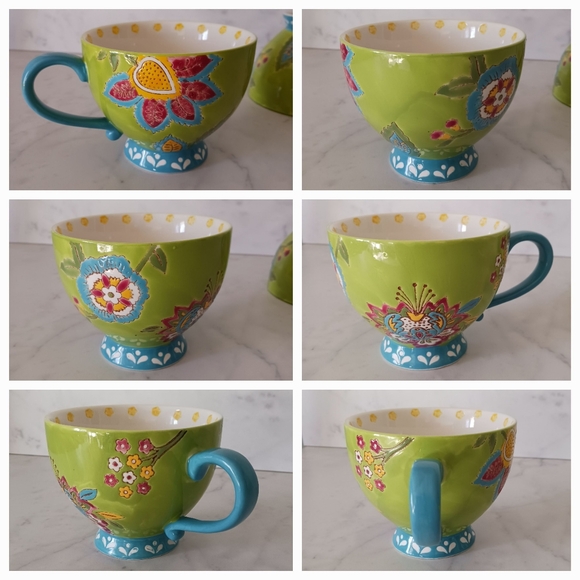 Dutch Wax Floral Mugs - Picture 3 of 8